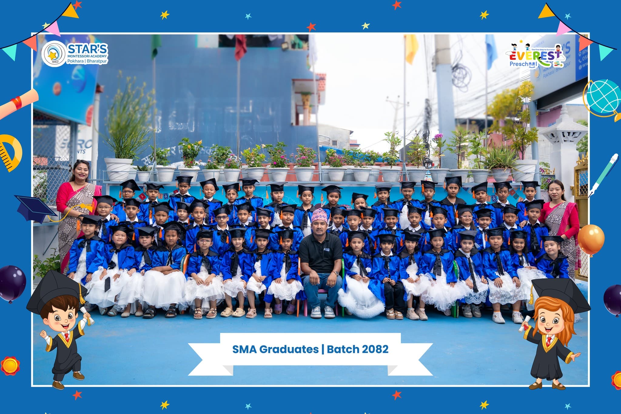 Everest Preschool graduating class of 2082