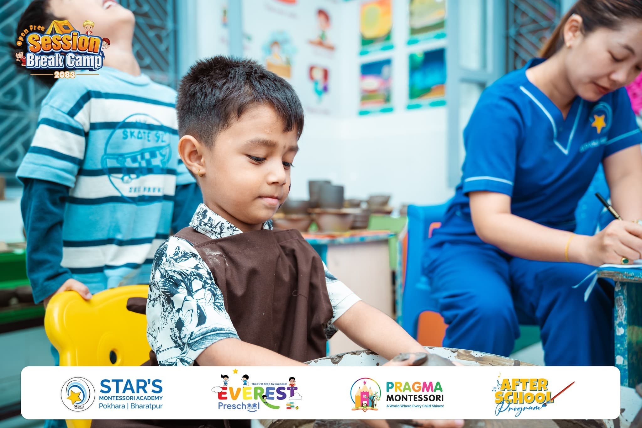 Everest Preschool session break camp activity 2